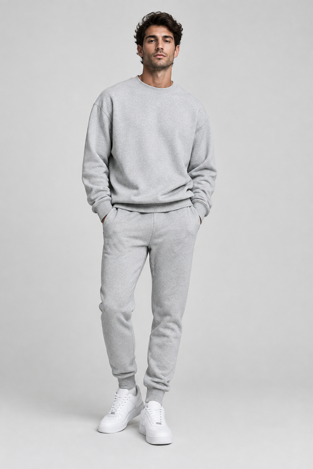 Felpa Girocollo - Grigio