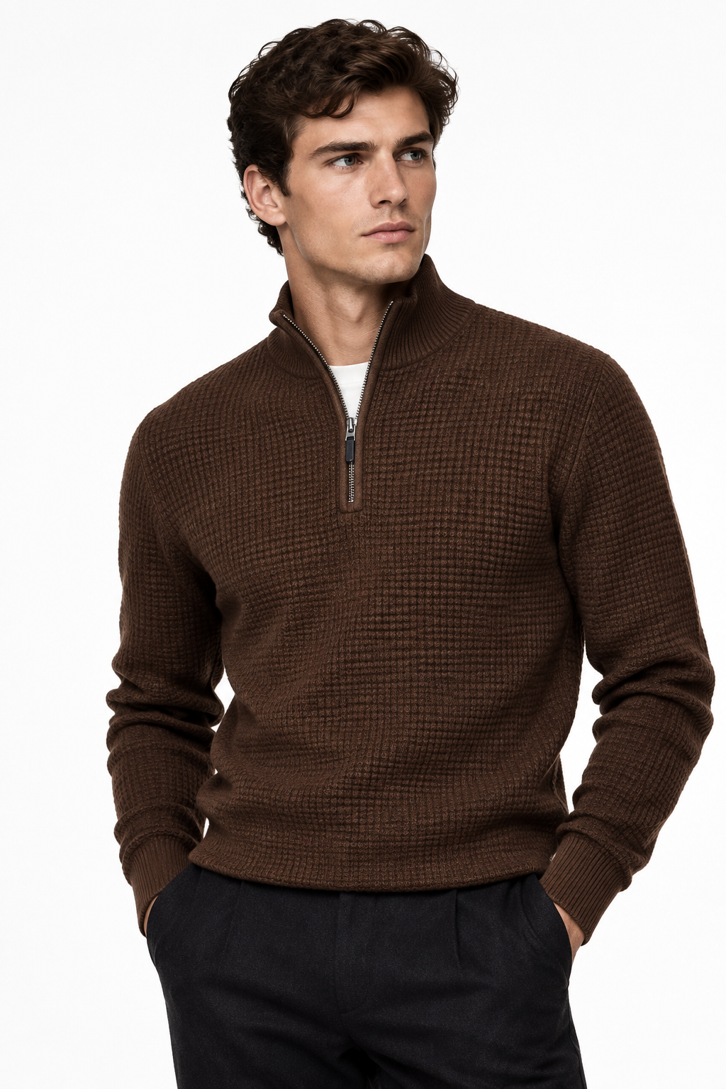 maglione - marrone