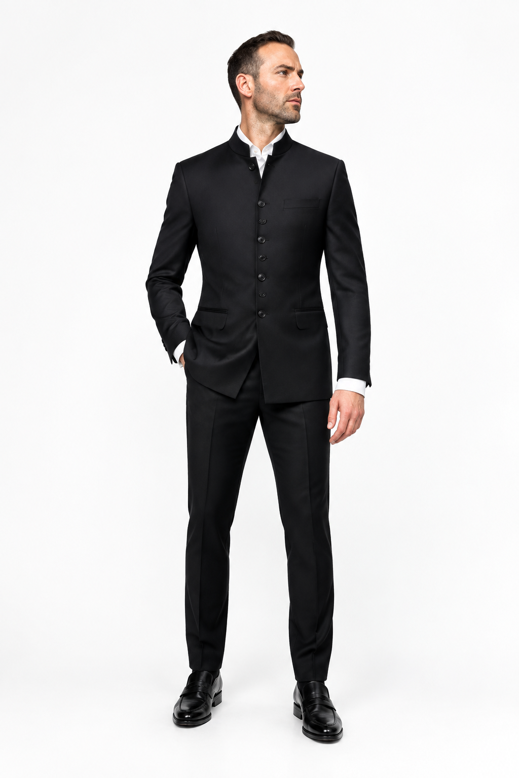 Abito Slim Fit Elasticizzato Drop 7 - Vista frontale