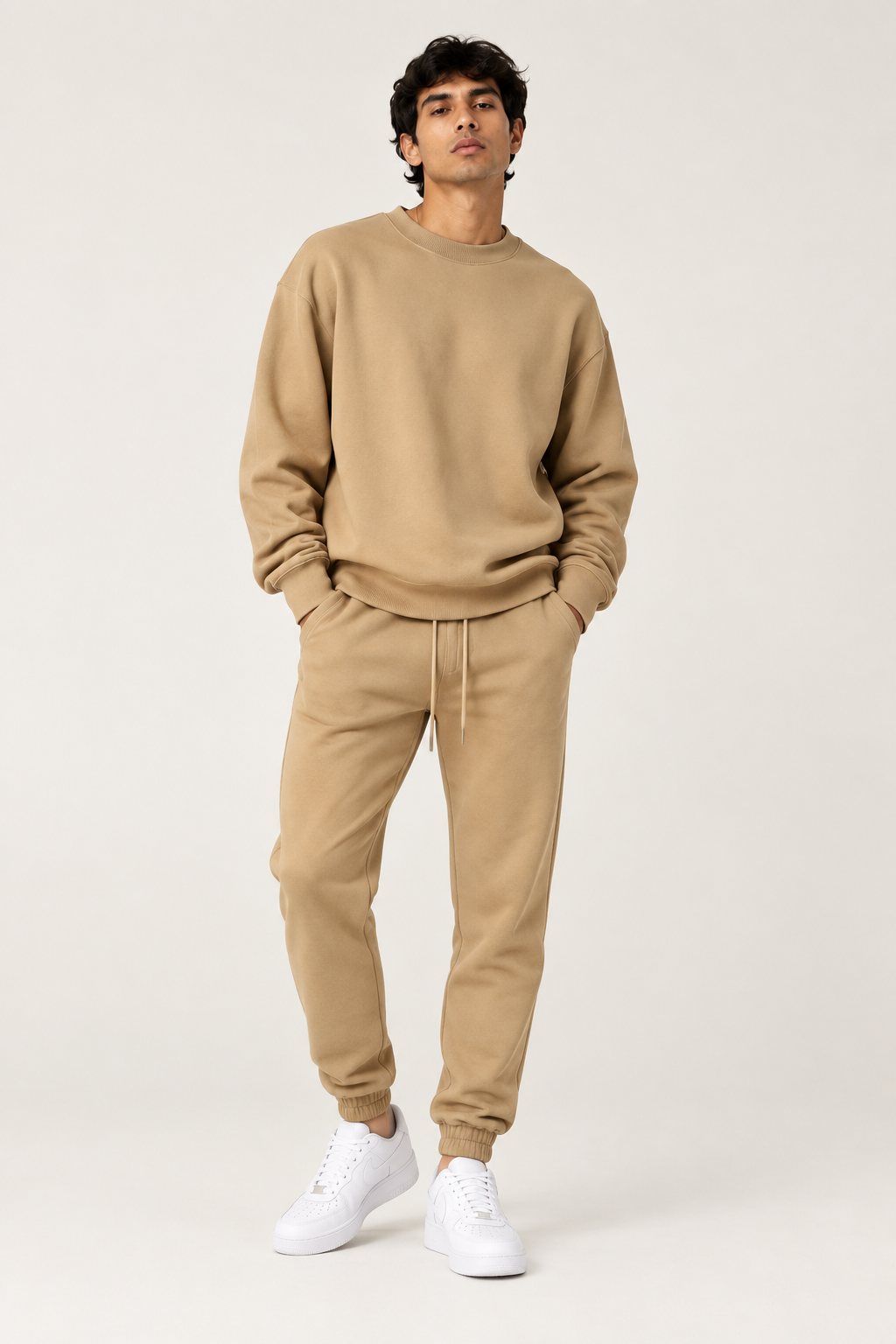 Felpa Girocollo - Khaki