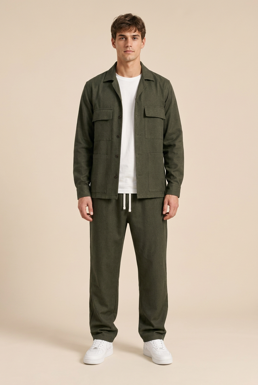 Coordinato Pesante Rigatino - Militare