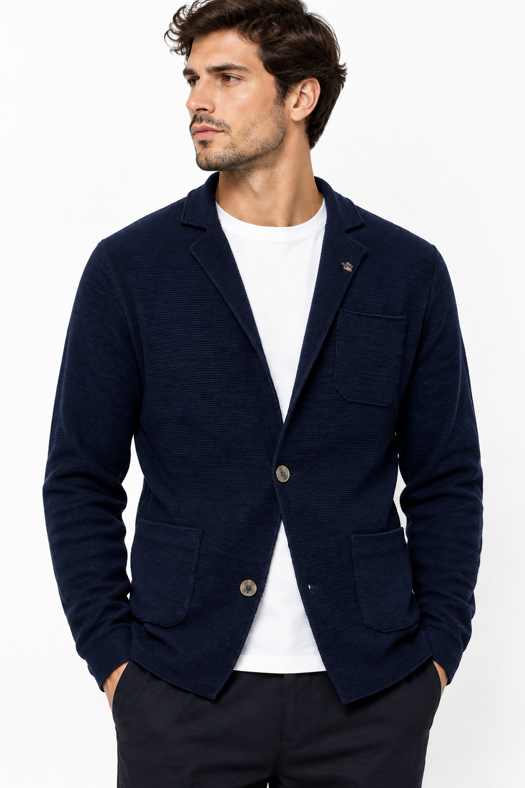 cardigan - blu navy
