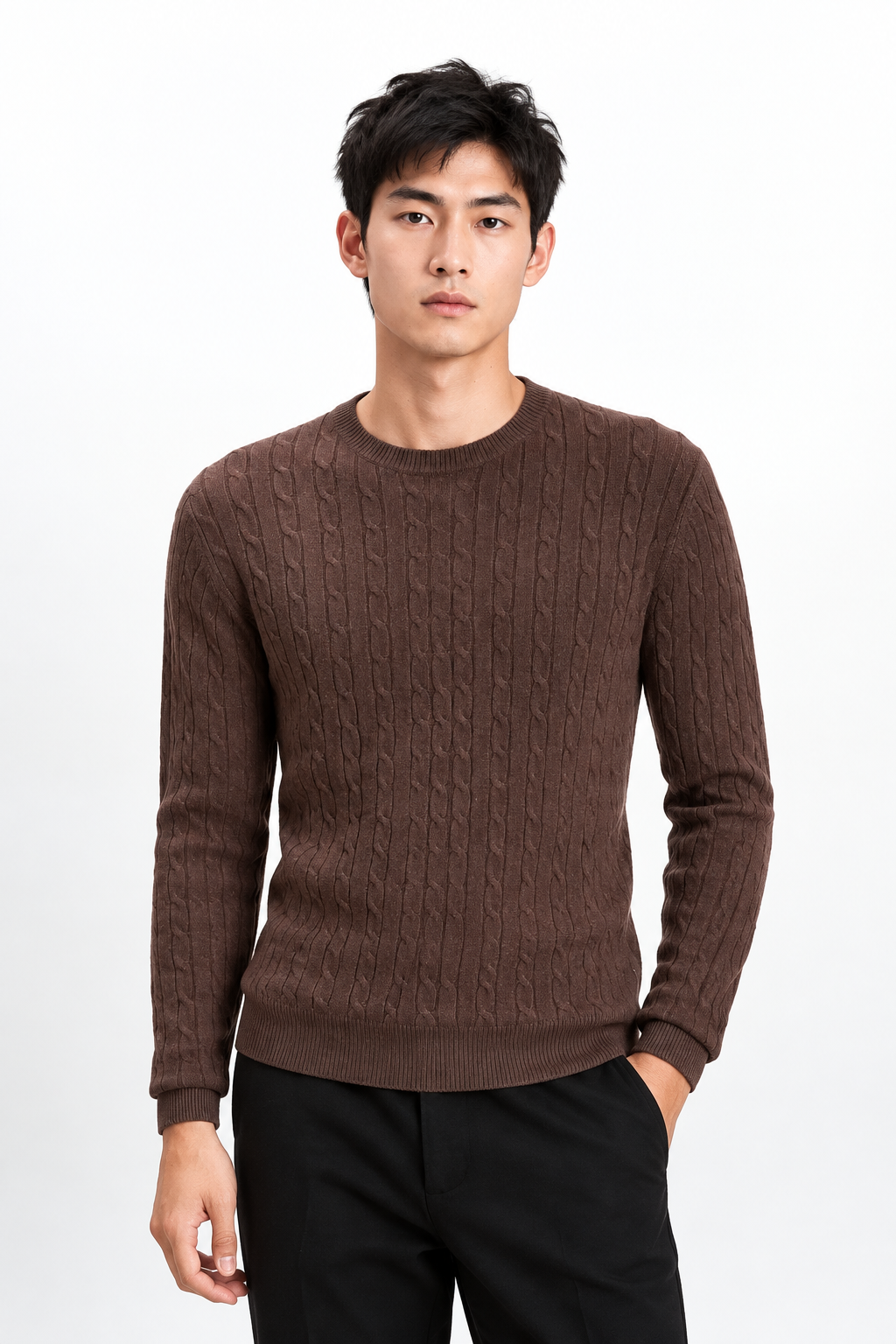 maglione - marrone 