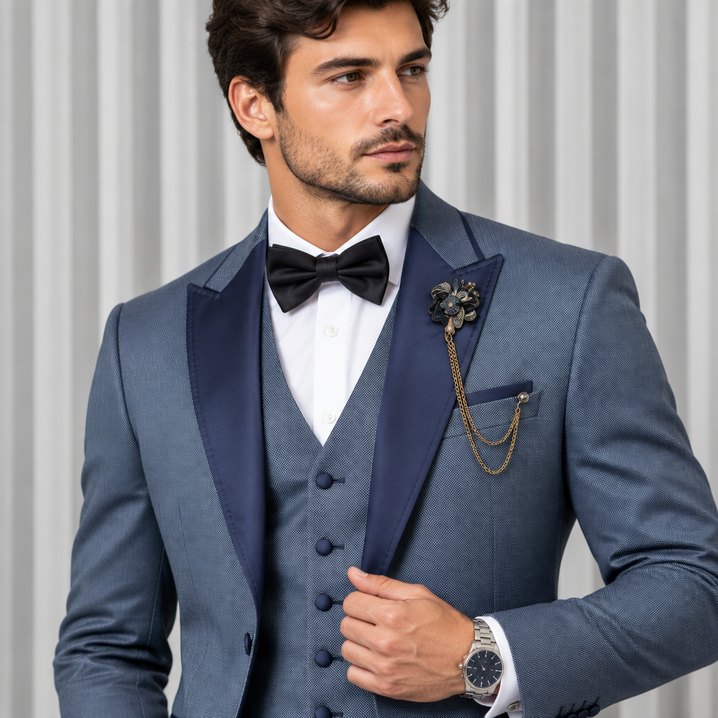 abito 3 pezzi MILANO - jeans - dettaglio