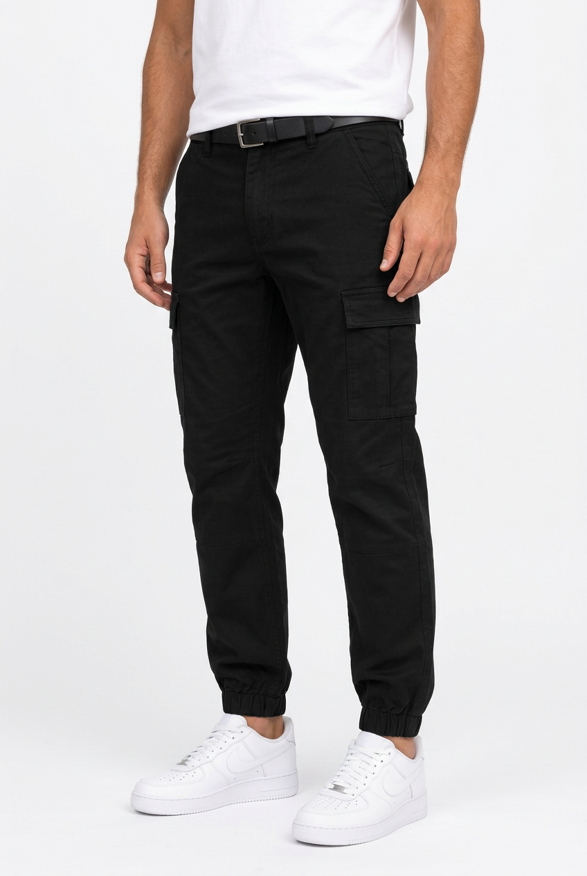Pantalone Cargo Y867TAGLIA - Nero 