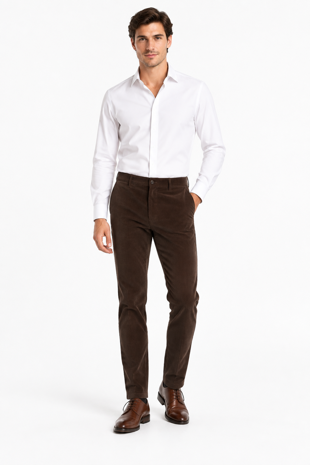 Pantalone P393 - Marrone