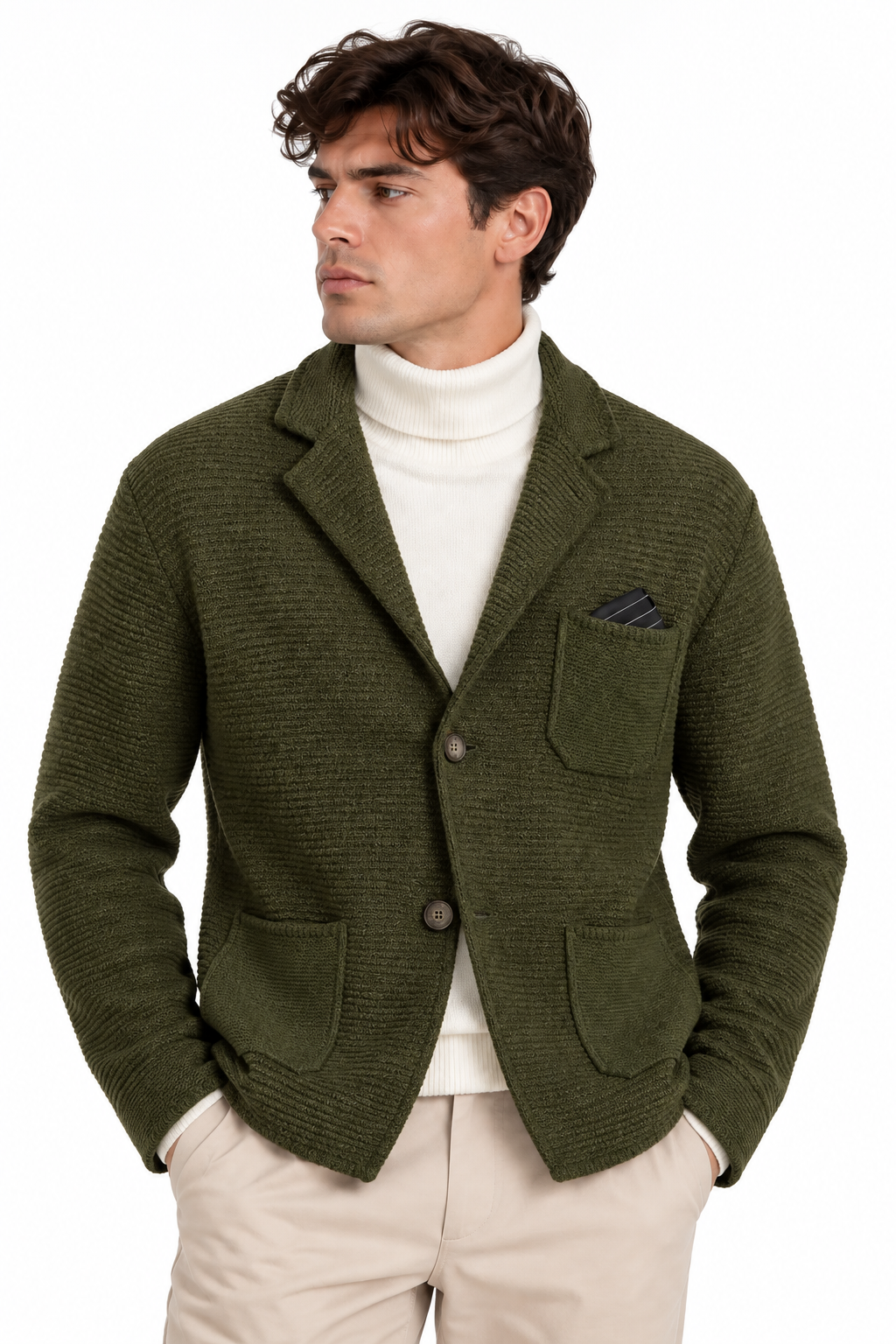 cardigan - militare