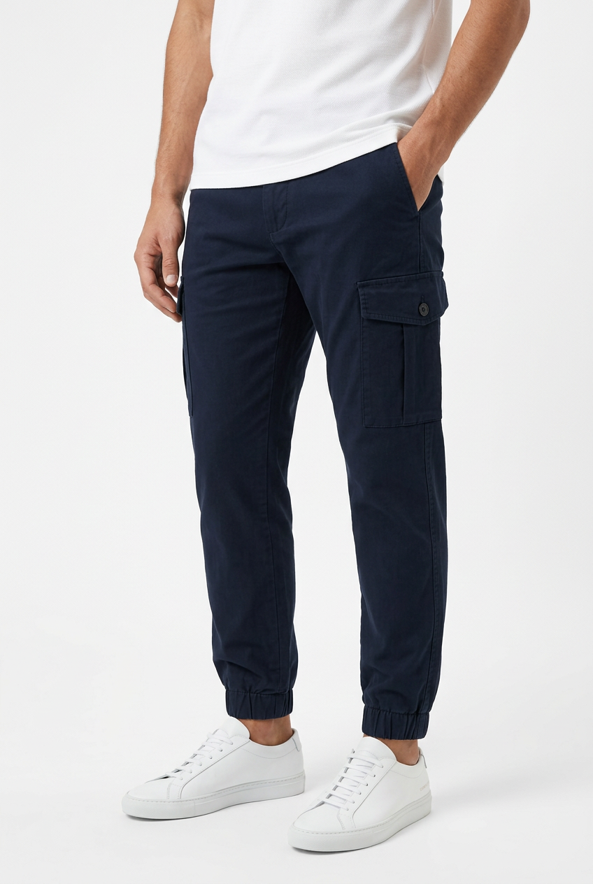 Pantalone Cargo Y867TAGLIA - Blu 