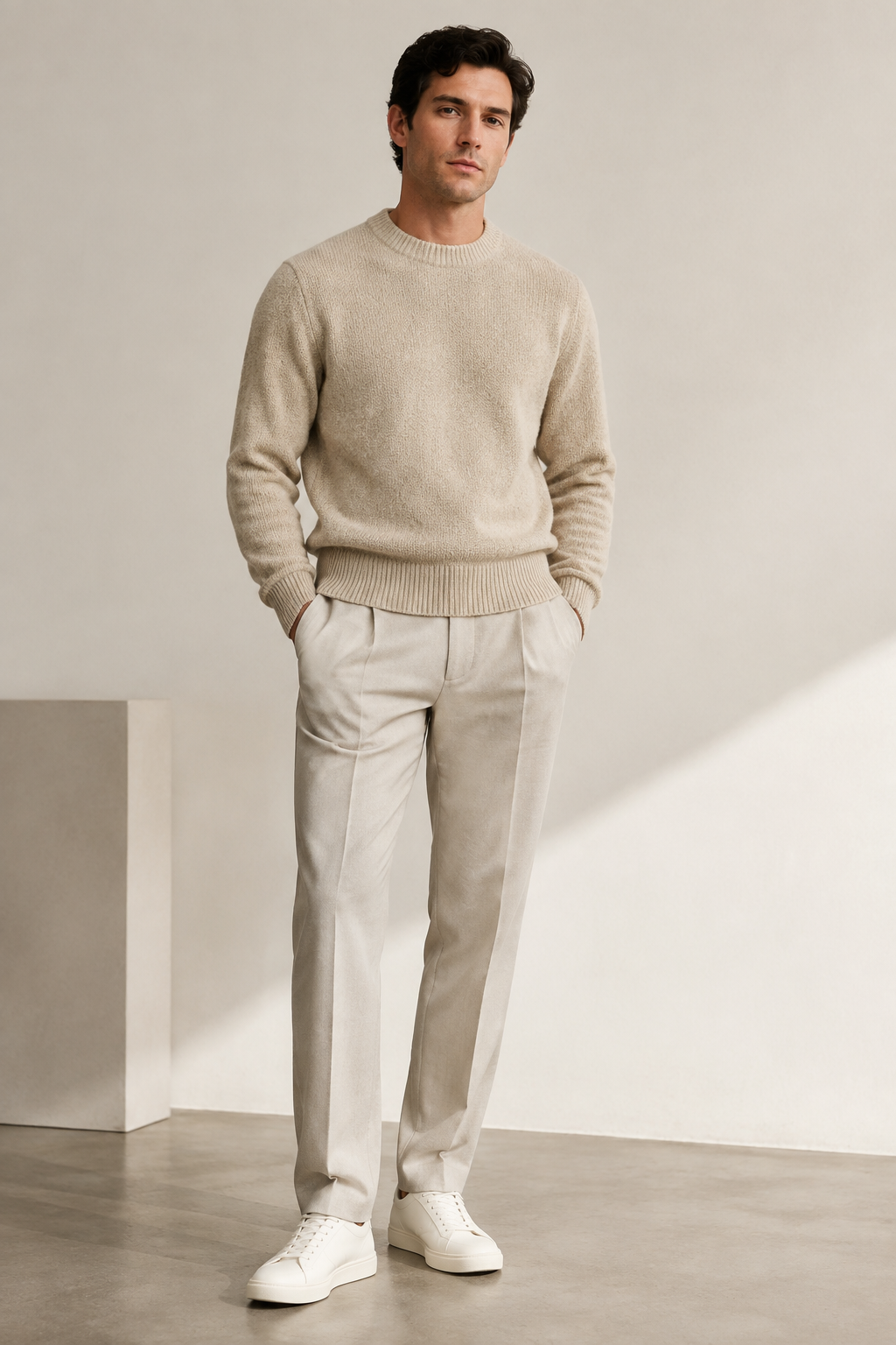 Maglioncino Ciniglia - Beige 