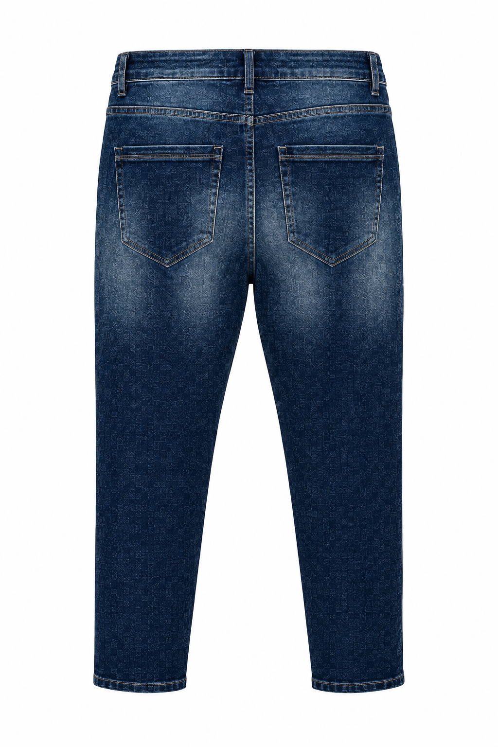 Jeans capri fit AF1706B - Vista posteriore