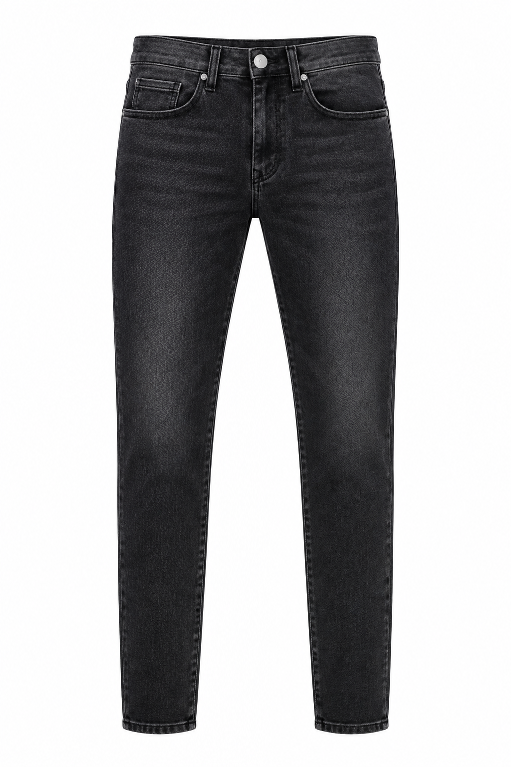 Jeans regular fit Y8947 nero - Vista frontale