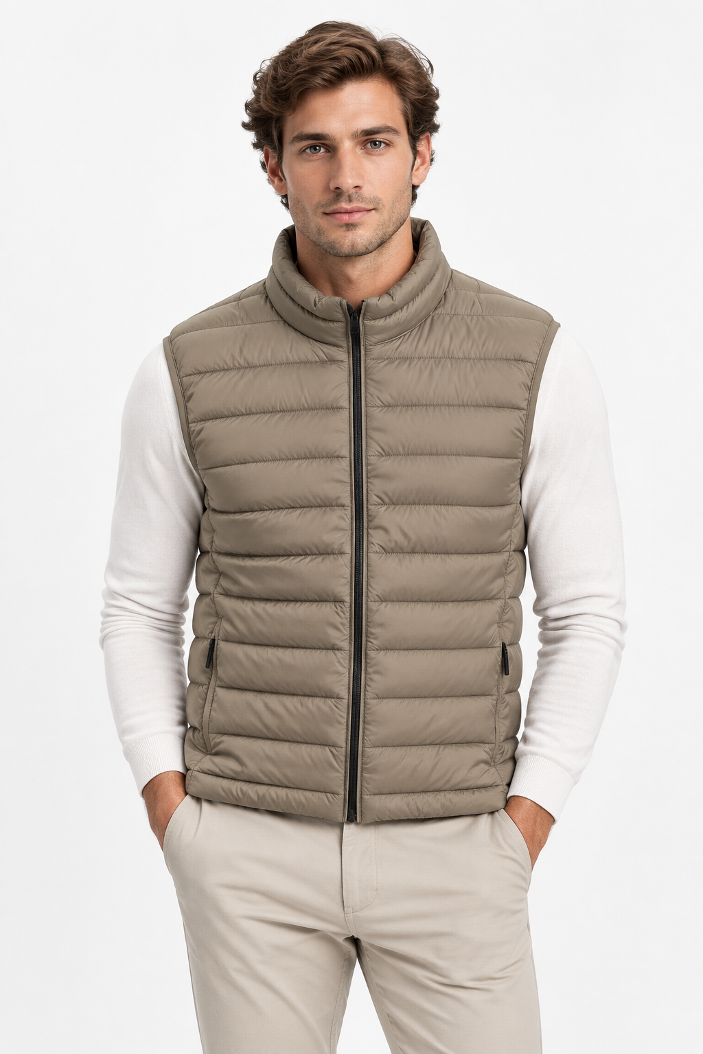 Gilet imbottito - khaki