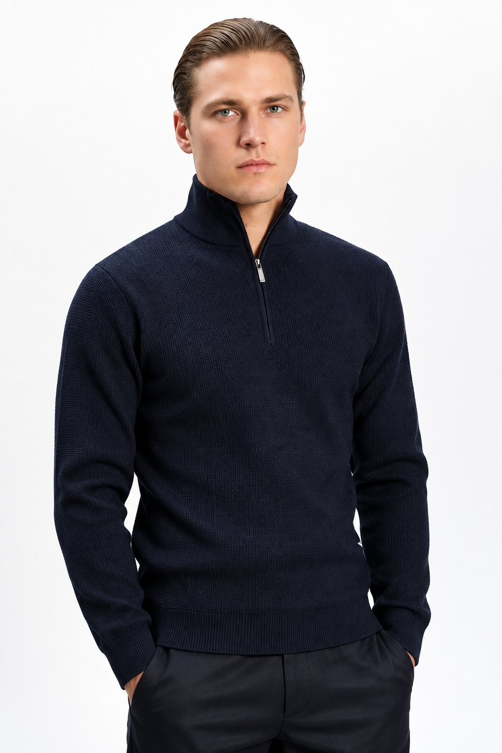 maglione - blu navy