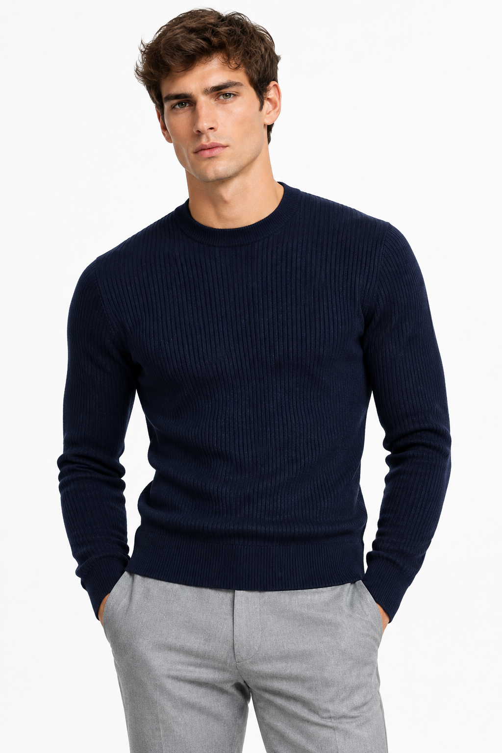 maglione - blu navy