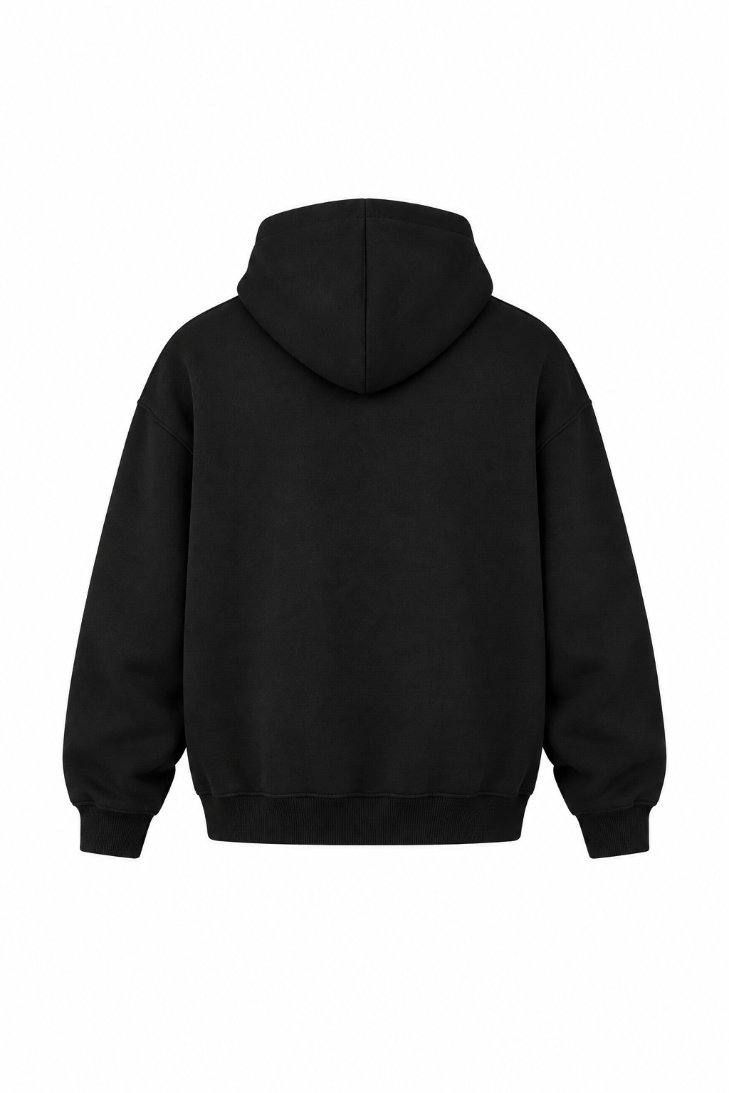Felpa Zip - Nero