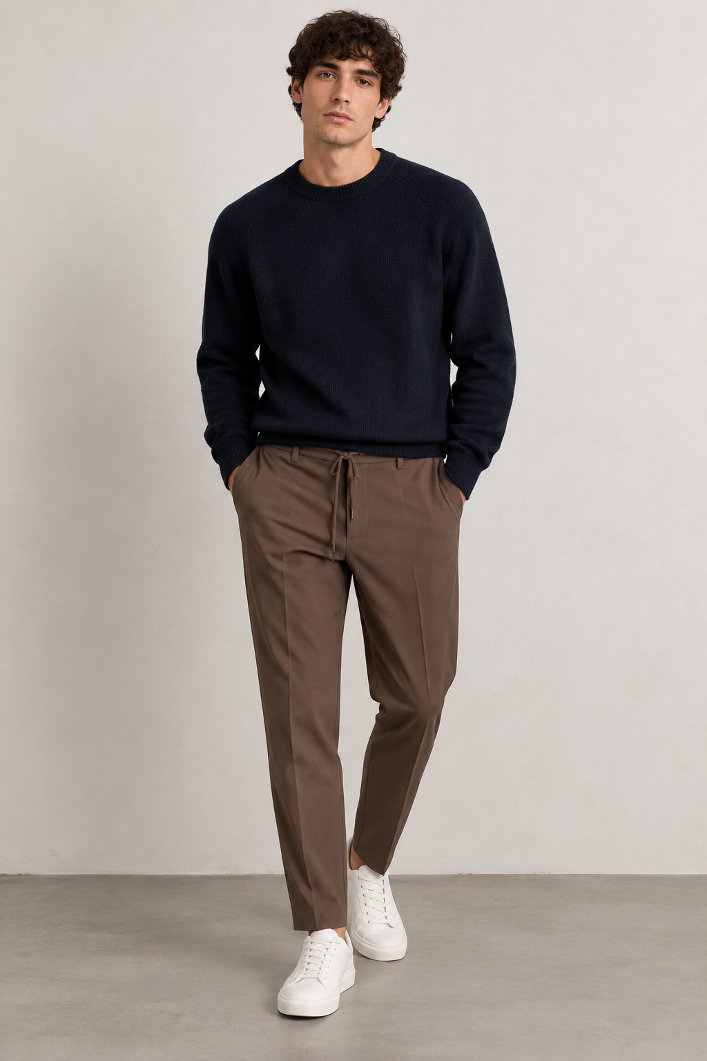 Pantalone Elastico Pesante - Marrone